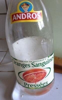 Andros 100% pur jus d'Oranges sanguines pressées packshot