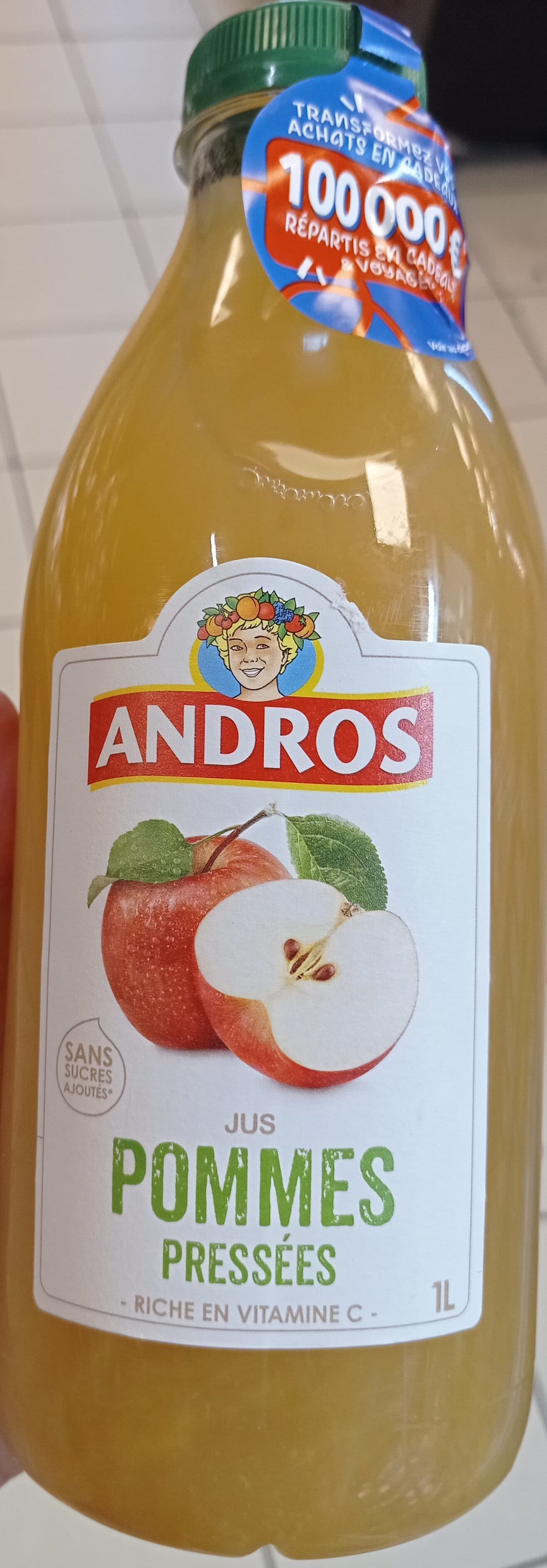 Andros Jus de pommes pressées packshot