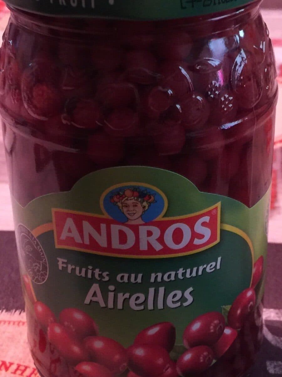 Andros Fruits au naturel Airelles packshot