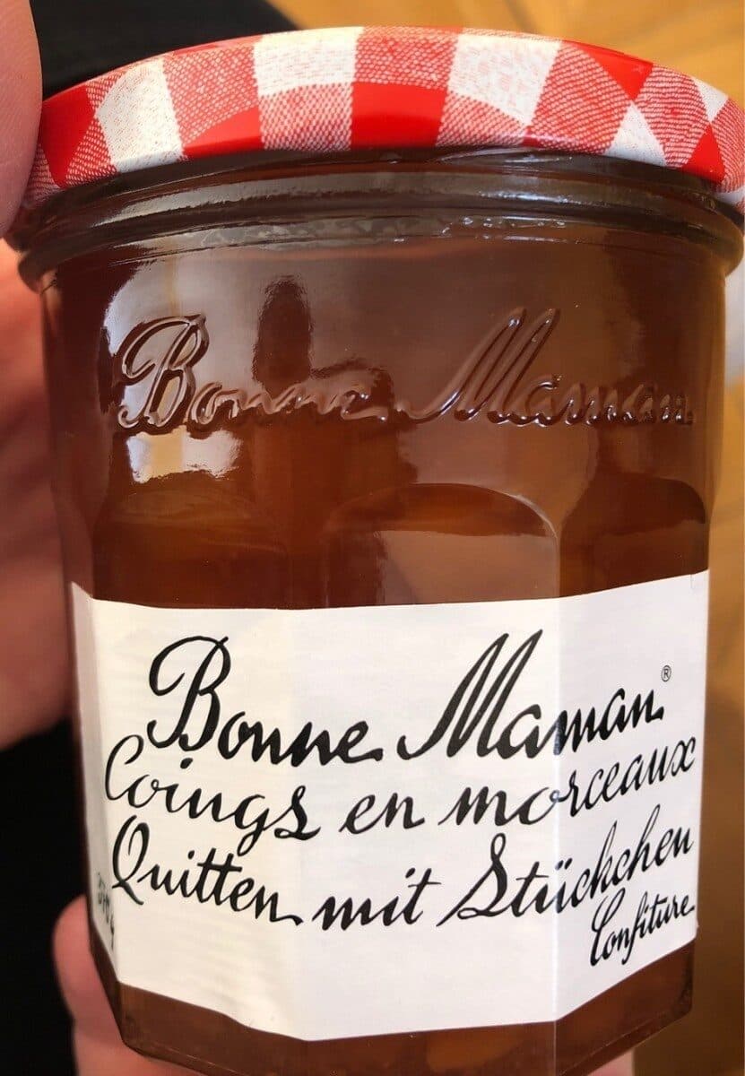 Bonne Maman Confiture coings en morceaux packshot