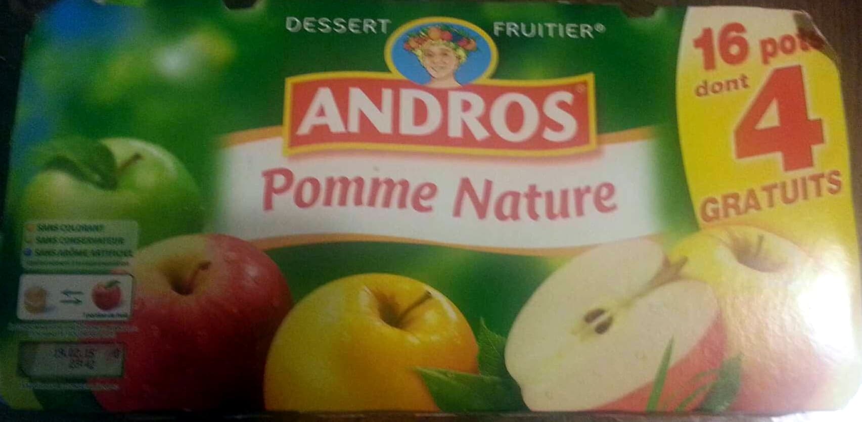 Andros Pomme nature packshot