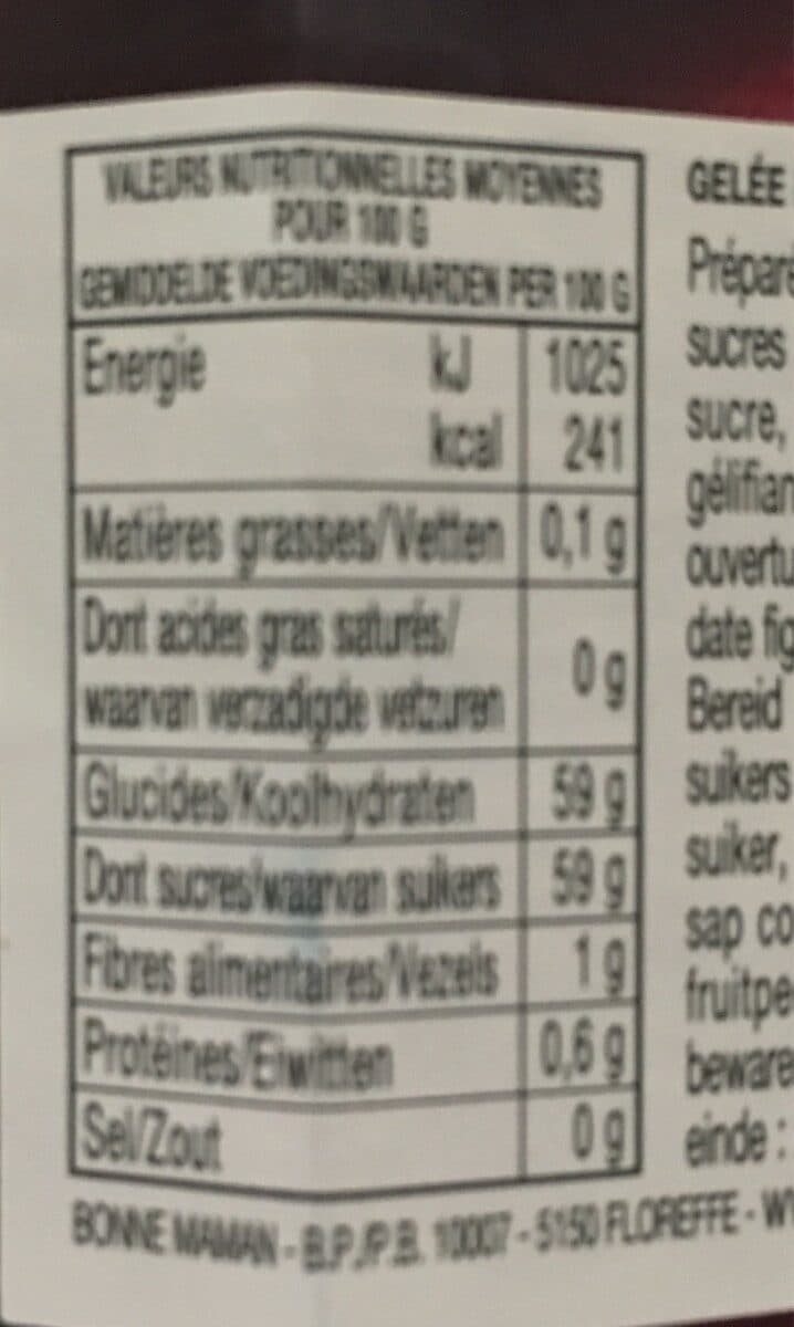 Bonne Maman Gelee de Groseille packshot