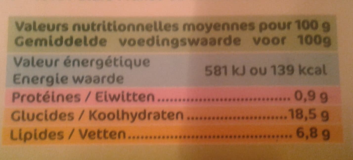 Andros Liegeois de fruits packshot