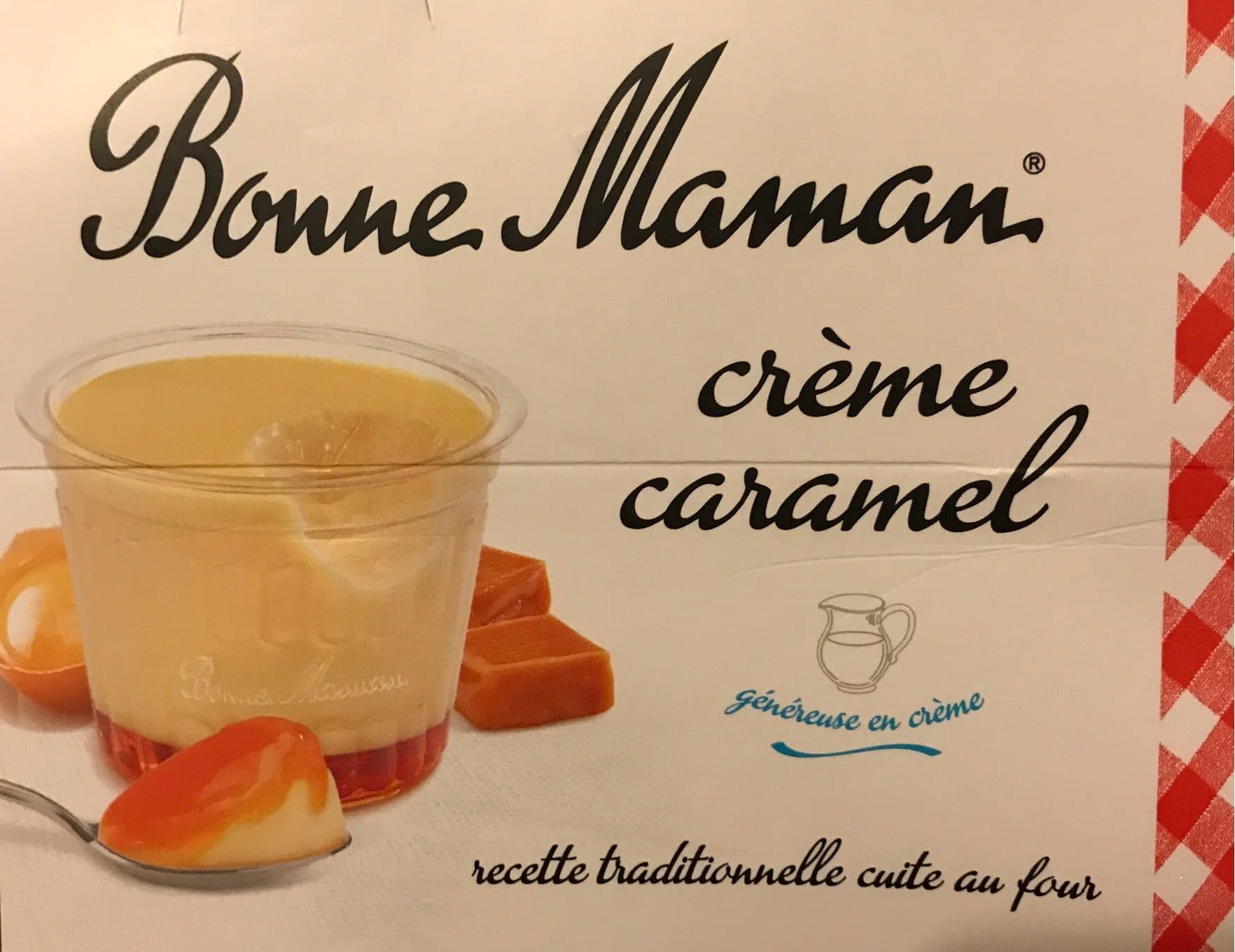 Bonne Maman Crème caramel aux œufs frais packshot