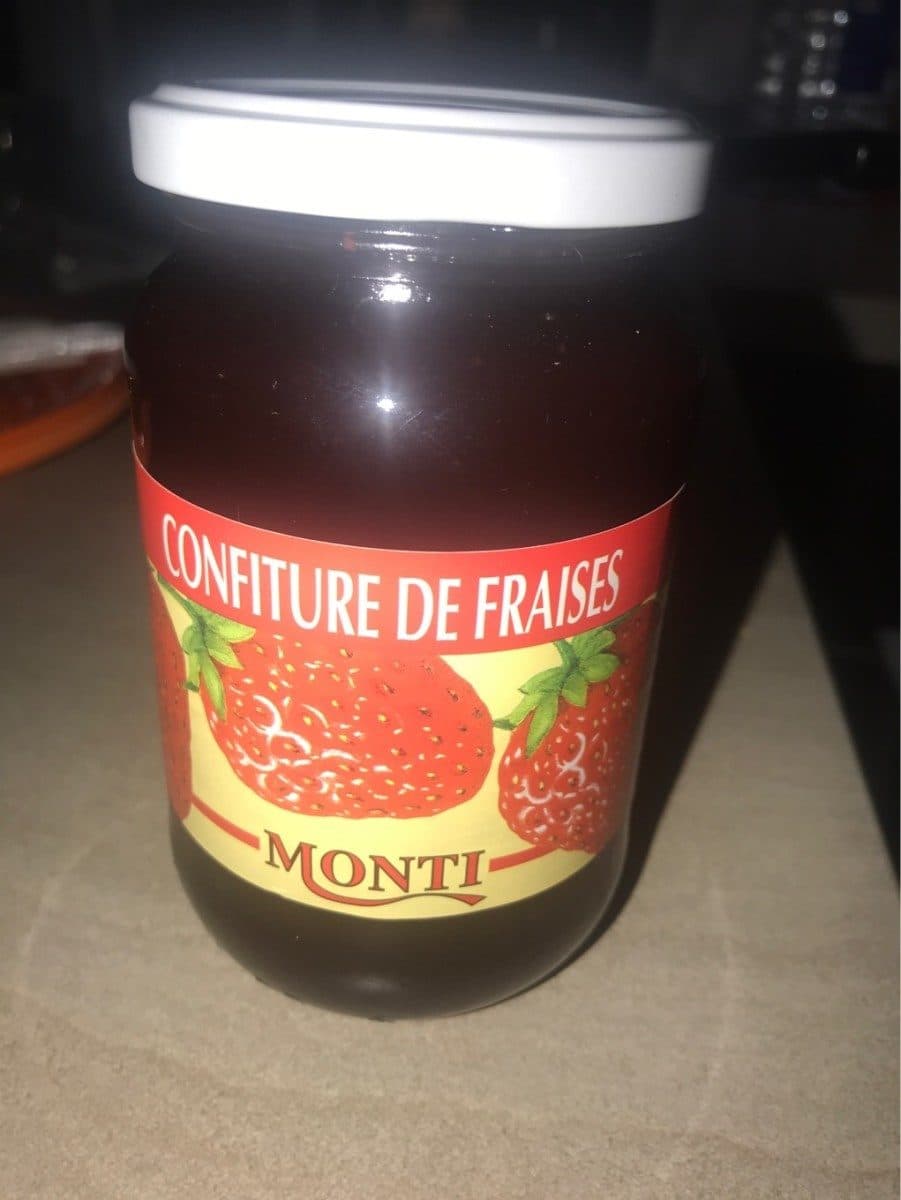 MONTI Confiture de fraises packshot