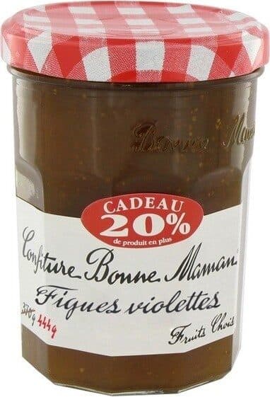 Bonne Maman Confiture figues packshot