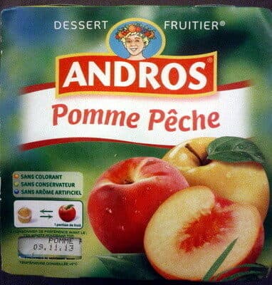Andros Pomme Pêche packshot