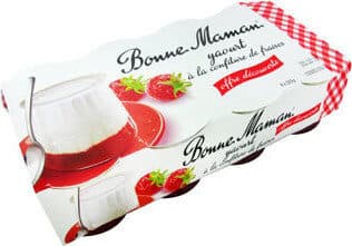 Bonne Maman Yaourts Fraise packshot