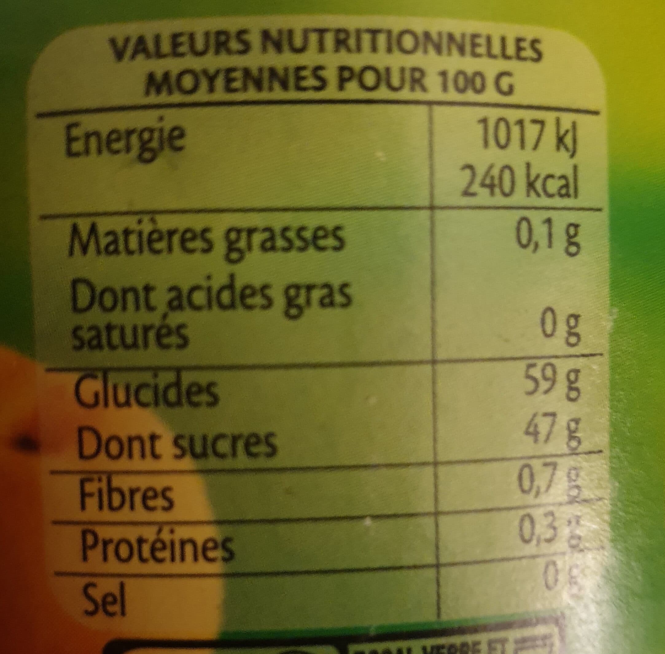 Andros restauration Confiture D'abricots packshot