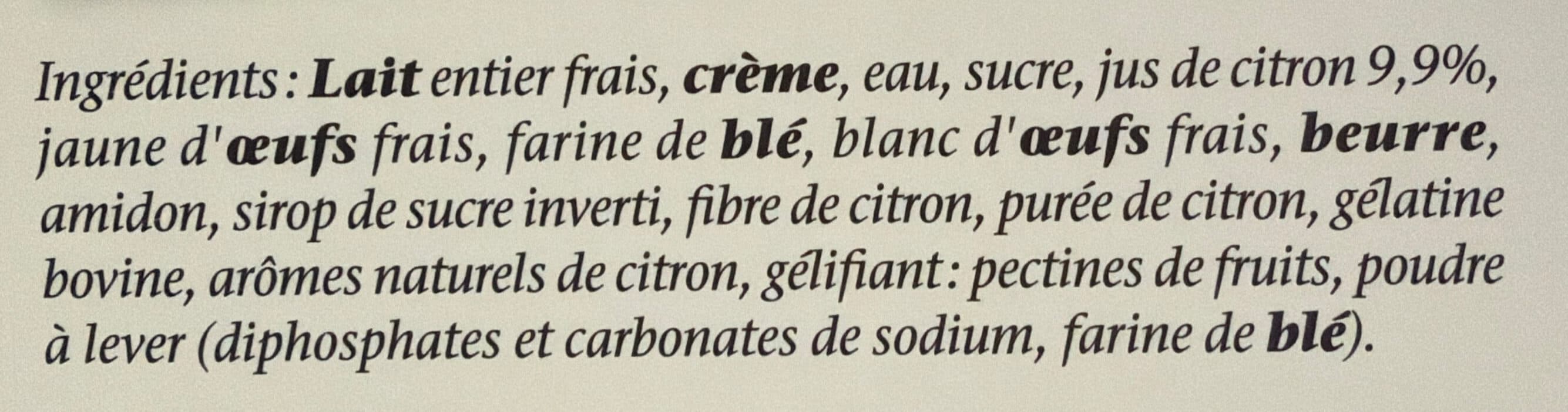 Bonne Maman Tarte au citron meringuée packshot