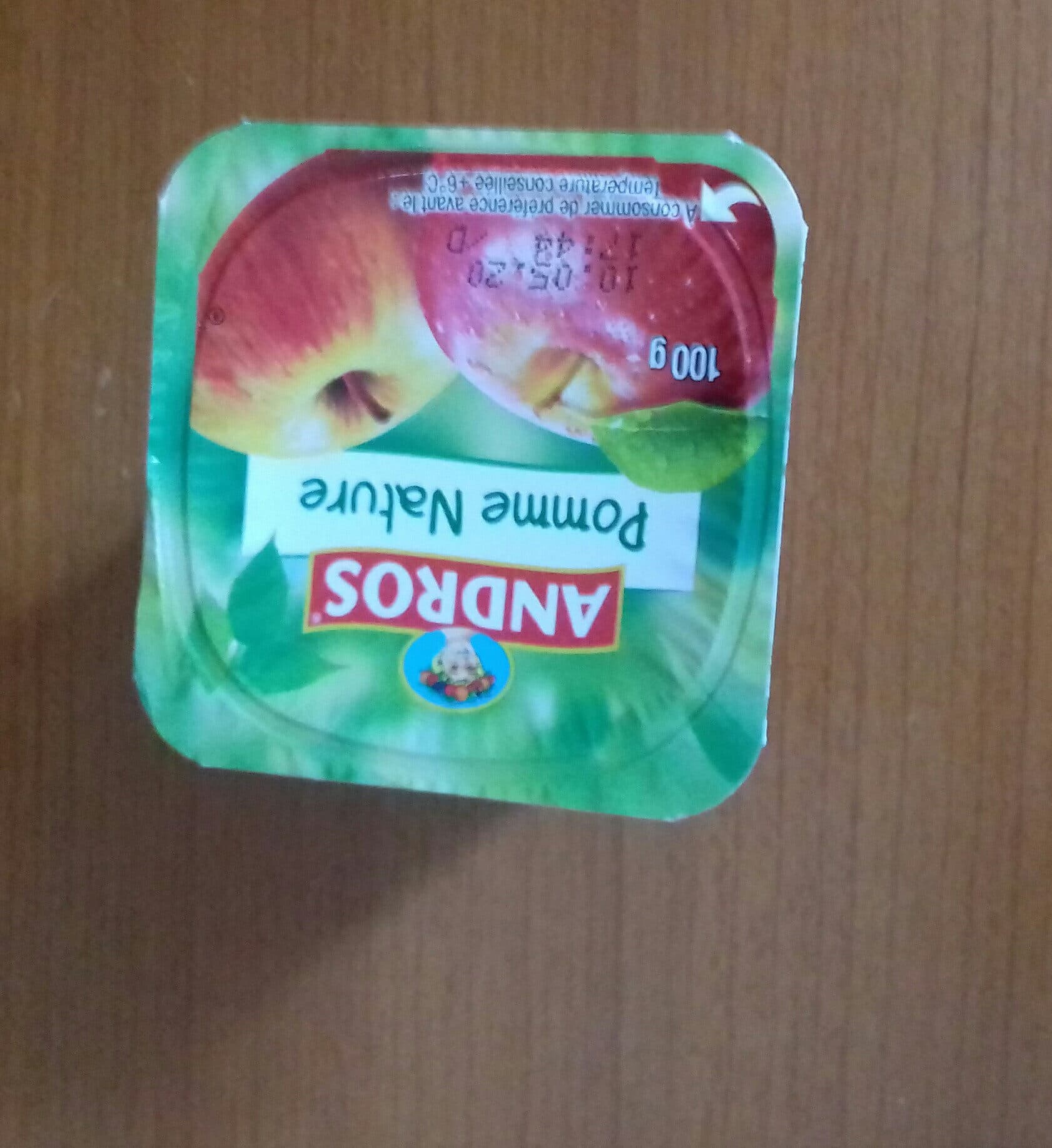 Andros Compotes pomme nature et pomme-poire packshot