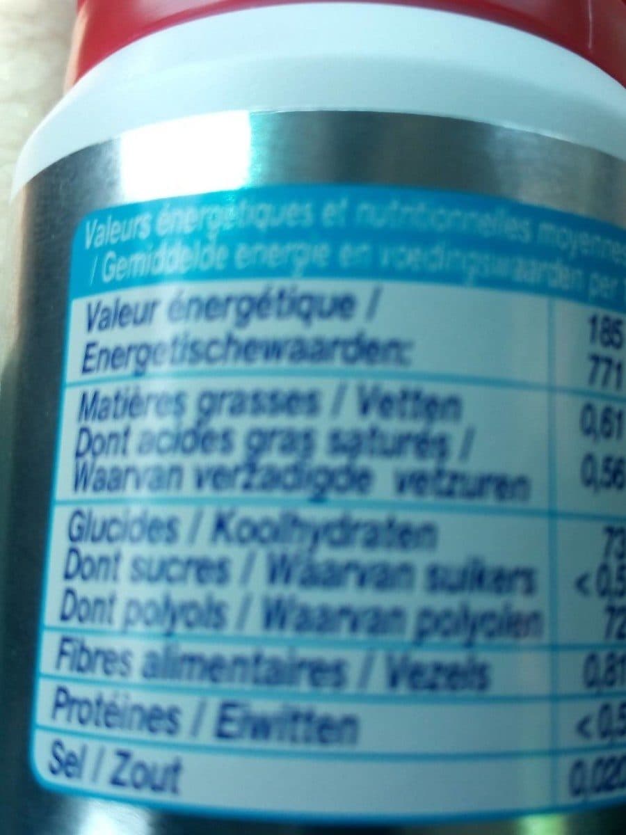 Open Food Facts Chewing Gum Sans Sucre packshot