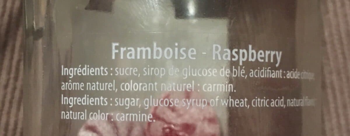 Kubli Bocal Bonbons Framboise 180G packshot