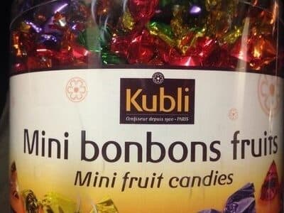 Kubli Mini bonbons fruits packshot