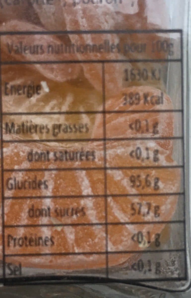 Open Food Facts Bonbon orange-citron packshot