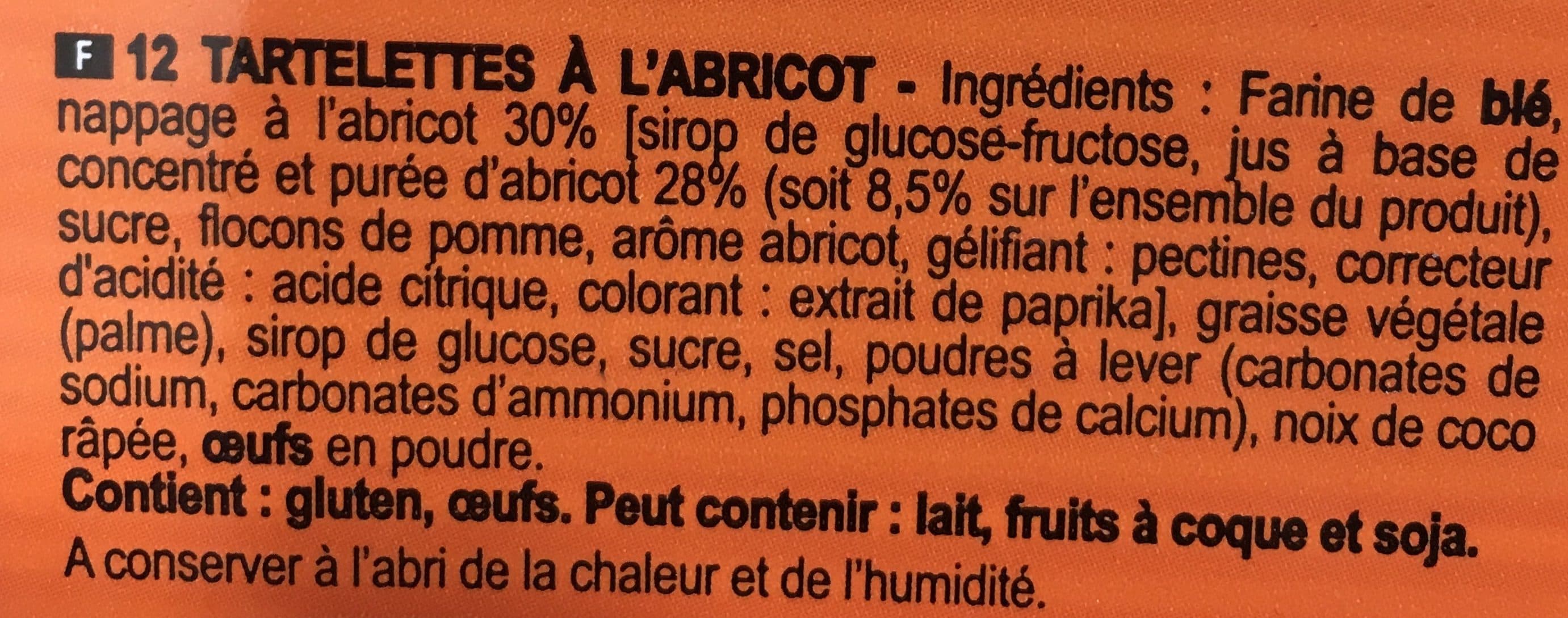 Maison Delsin Tartelette à l'abricot packshot