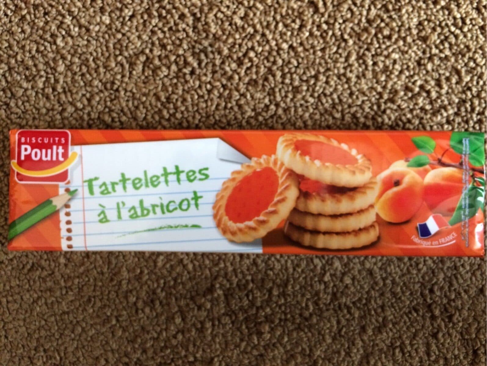 Open Food Facts Tartelettes abricot biscuits poult packshot