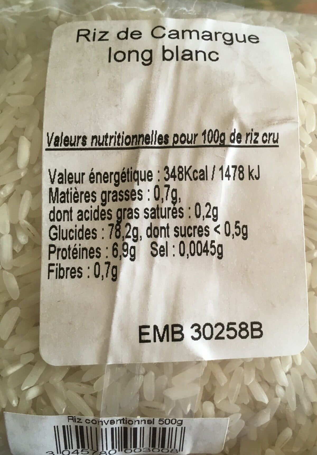 Open Food Facts Riz de camargue packshot