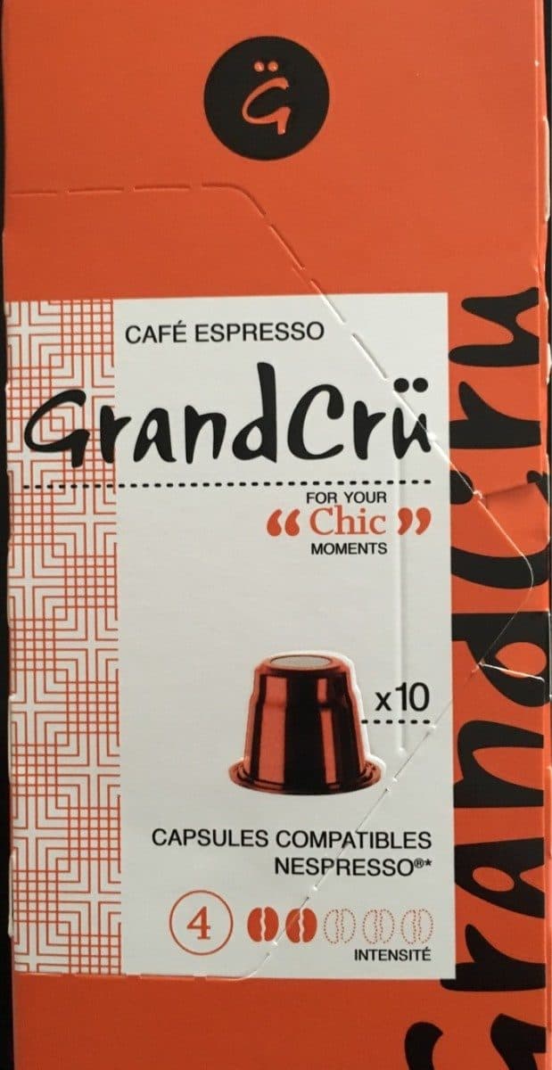 Open Food Facts Grand cru café espresso "Chic" packshot