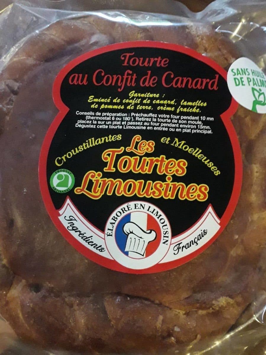Les Tourtes Limousines Tourte au Confit de Canard packshot
