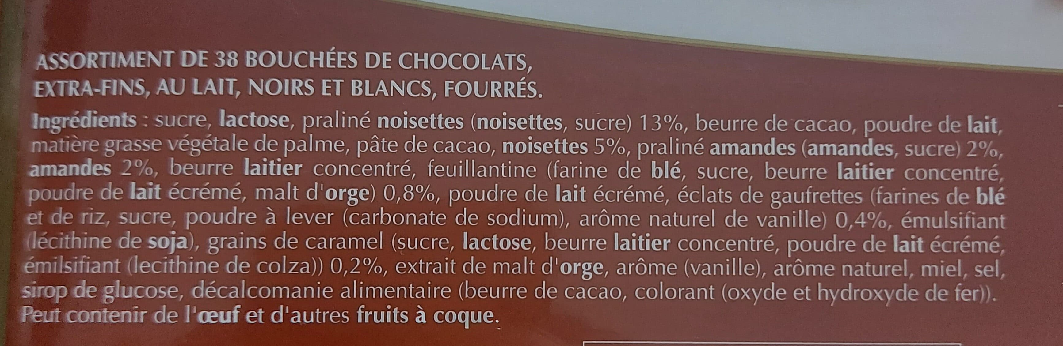 Lindt Connaisseurs - Pralinés packshot