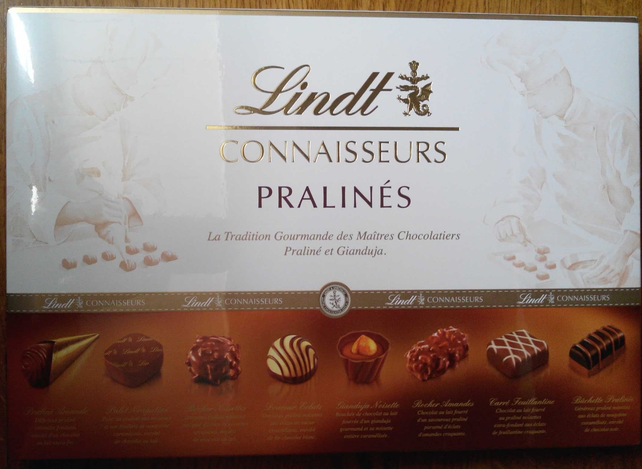 Lindt Connaisseurs pralinés packshot