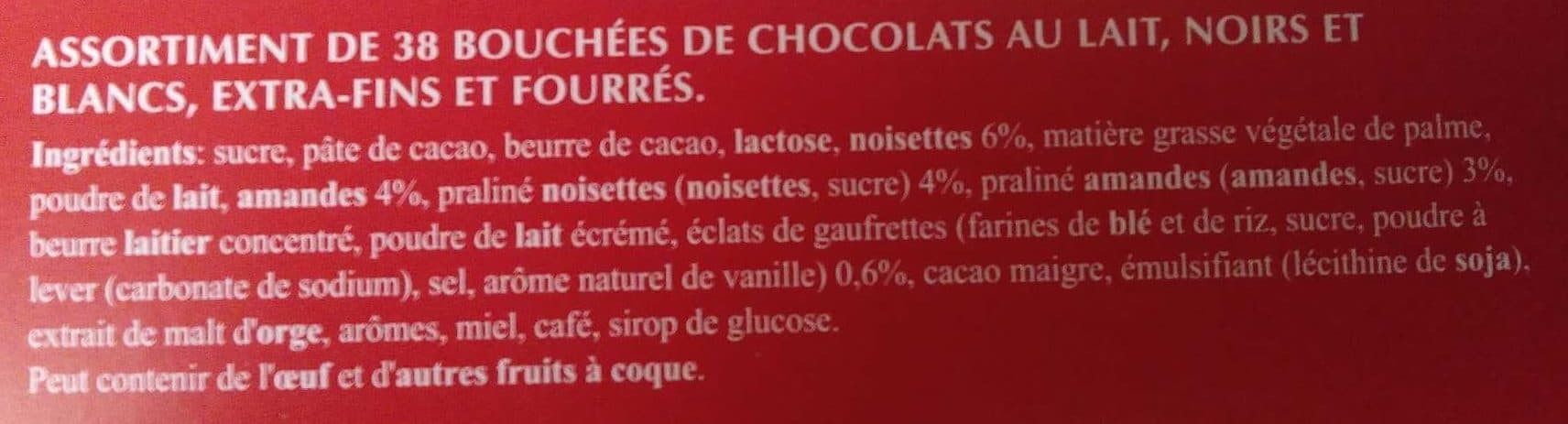 Lindt Connaisseurs croquants packshot