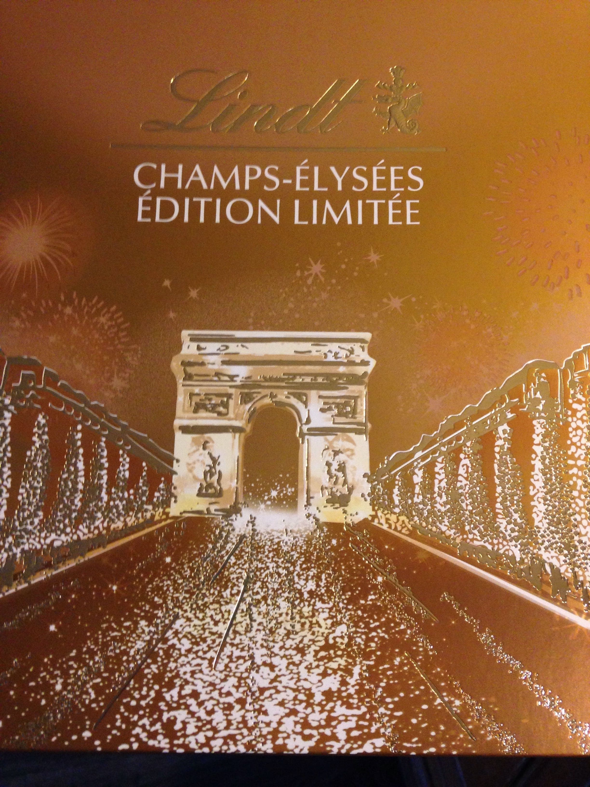 Lindt Champs-Élysées Édition Limitée packshot