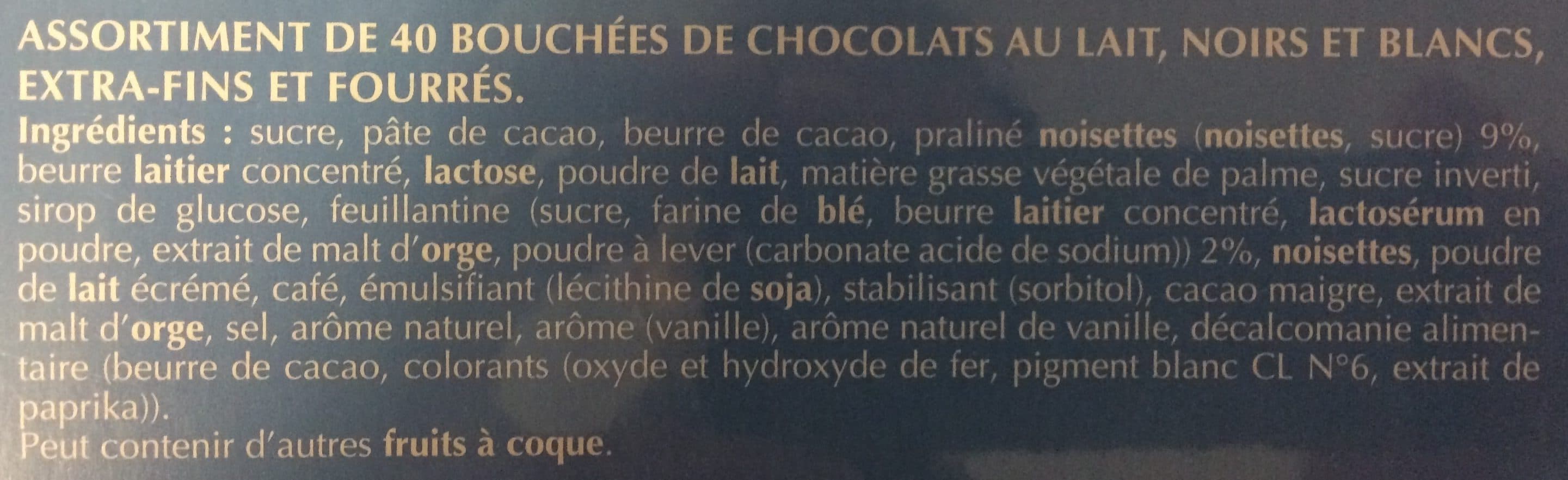 Lindt Chocolats FINS PALETS packshot