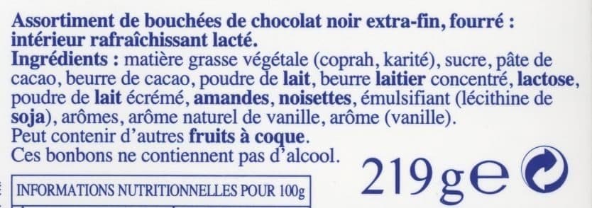 Lindt Les Pyrénéens Noir packshot