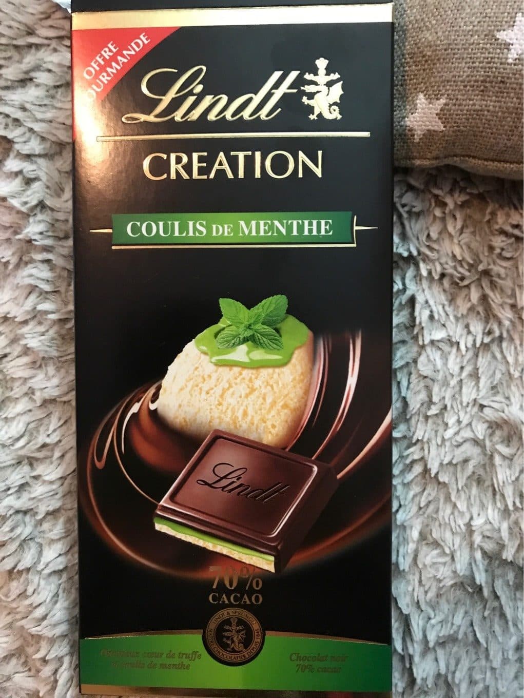 Lindt Creation Coulis de menthe packshot