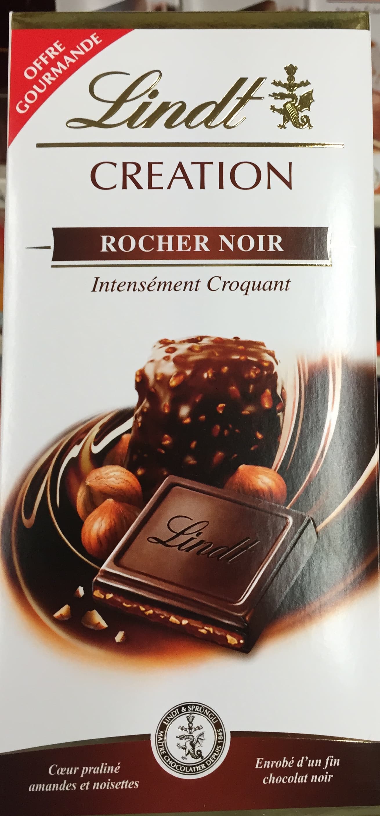 Lindt Création Rocher Noir packshot