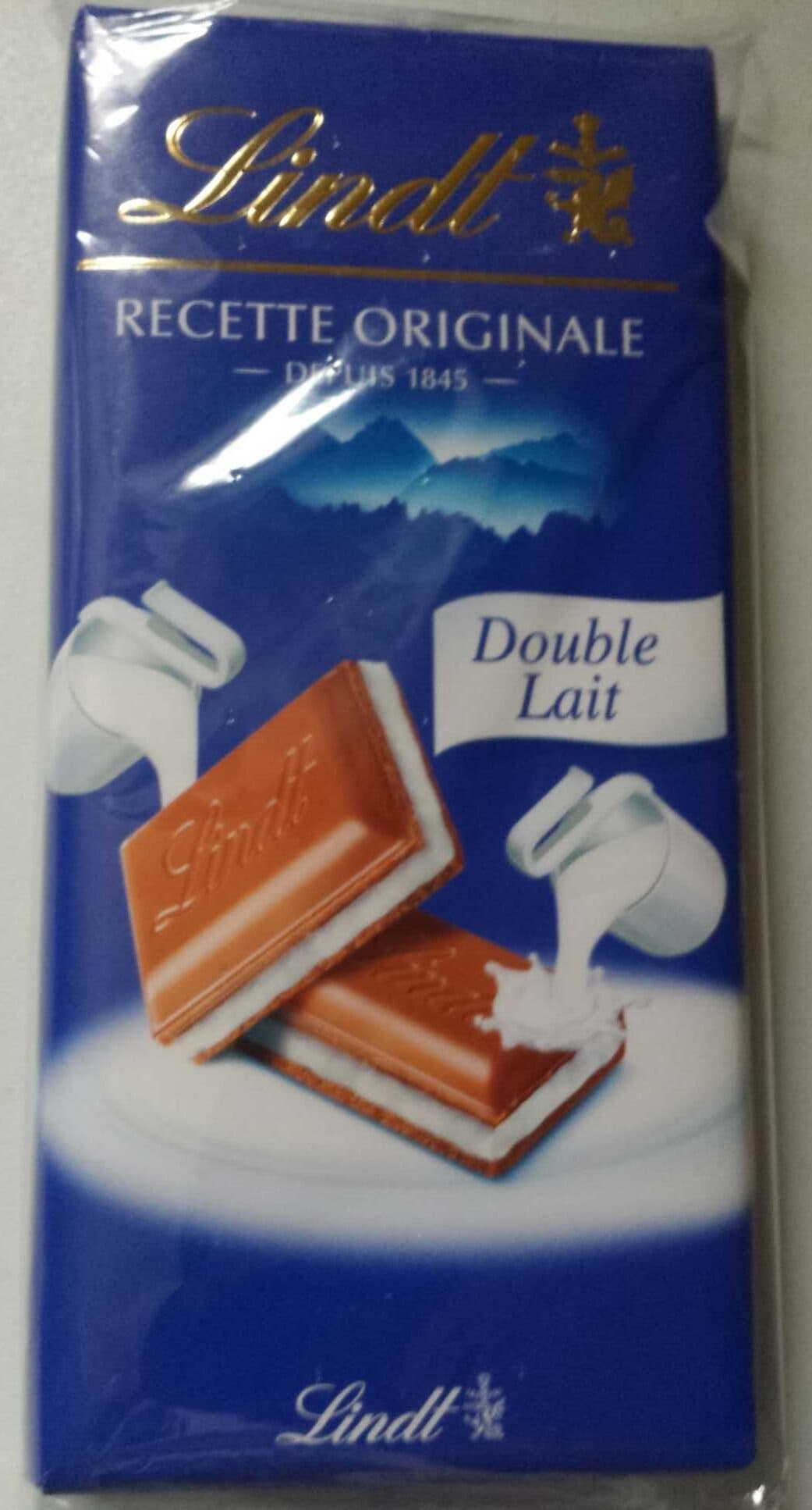 Lindt Recette originale - Chocolat double au lait packshot