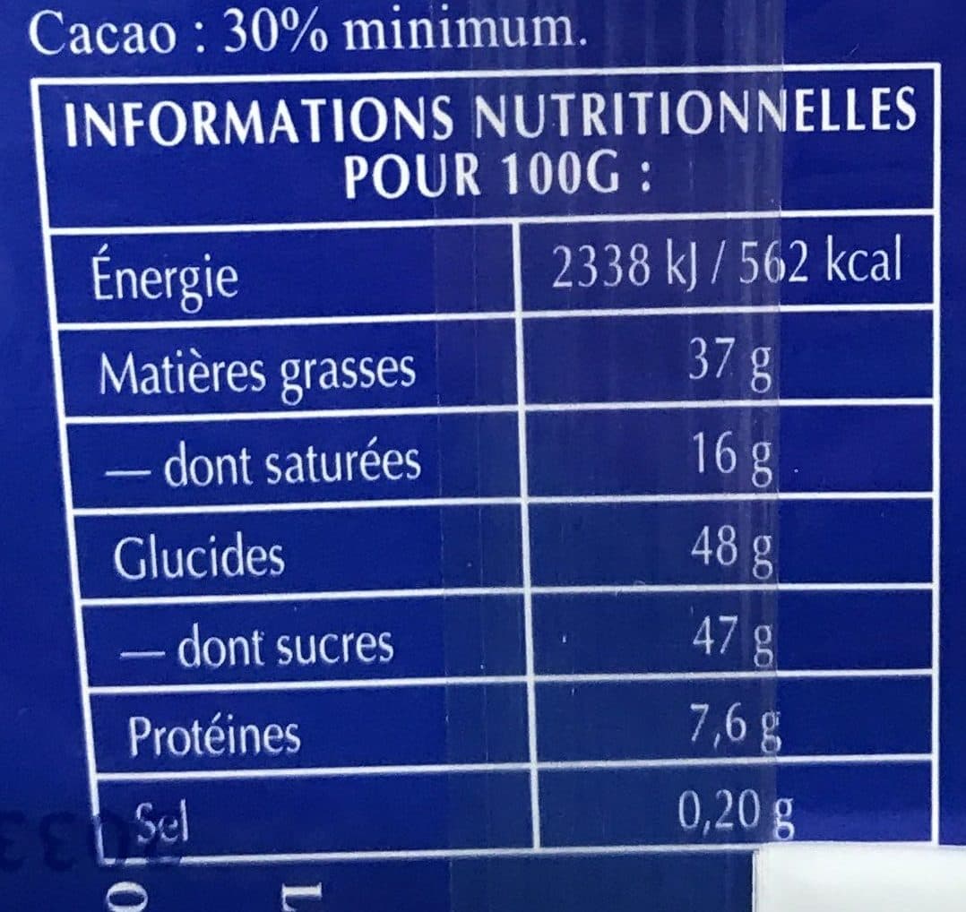 Lindt Recette originale - lait noisettes packshot