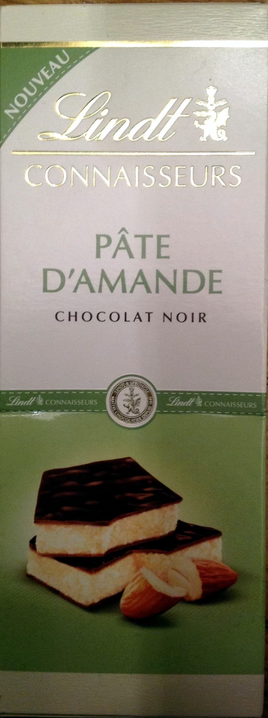 Lindt&Sprüngli Schokolade Connaisseurs Marzipan packshot