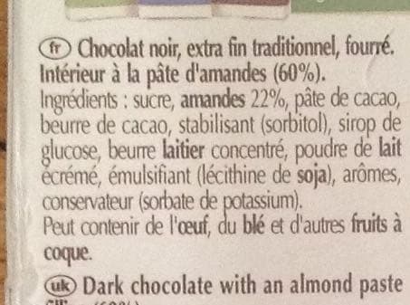 Lindt&Sprüngli Schokolade Connaisseurs Marzipan packshot