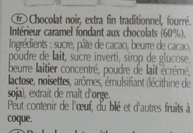 Lindt Connaisseurs Caramel Fondant Chocolat Noir packshot