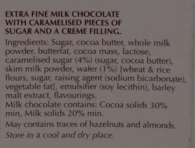 Lindt Lindt Creation Chocolate Block Creme Brulee packshot