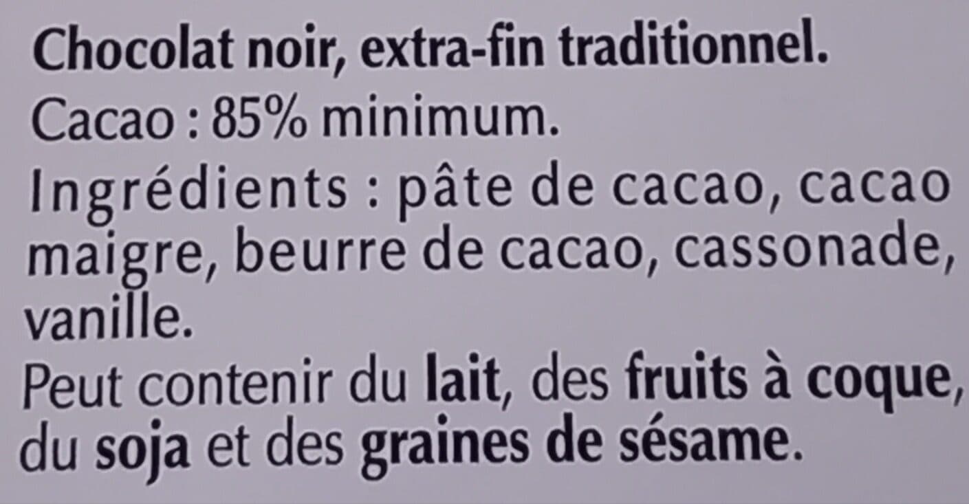 Lindt Excellence 85% cacao packshot