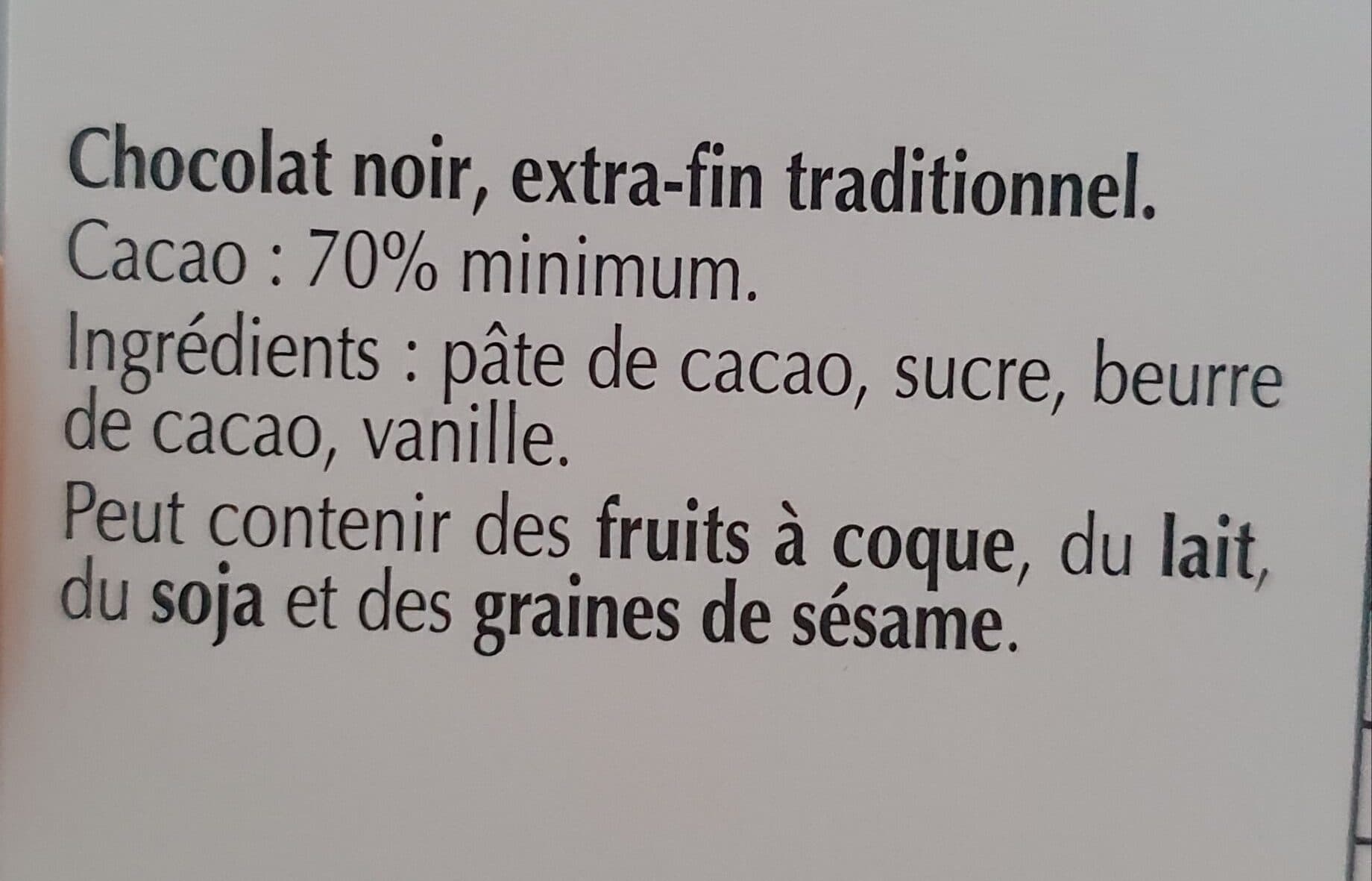 Lindt Excellence Noir Intense 70% Cacao packshot