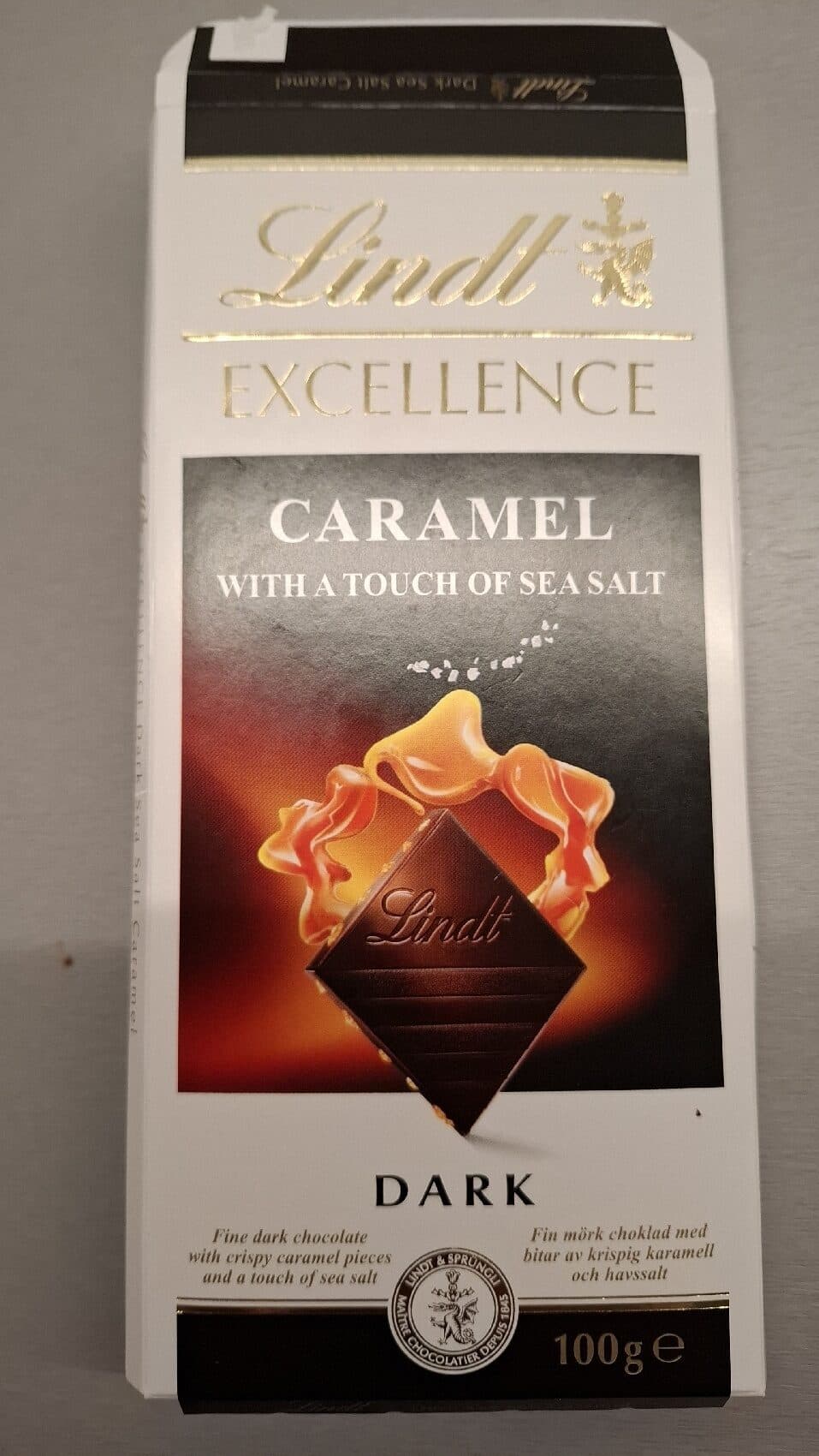 Lindt Caramel Feinherb packshot