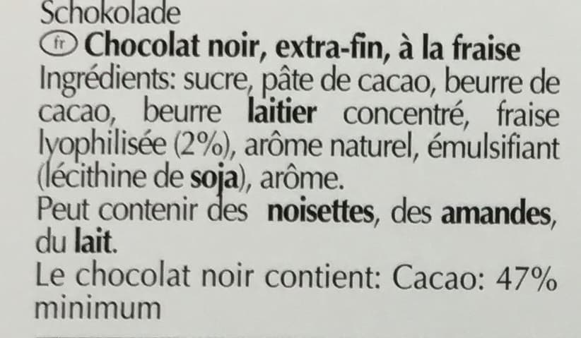 Lindt&Sprüngli Schokolade Excellence Erdbeere Intense packshot