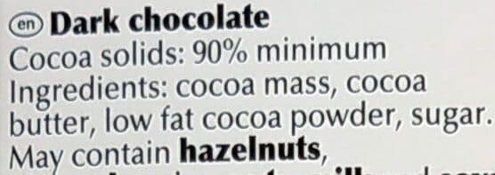 Lindt Lindt Excellence 90% Cocoa Super Dark packshot