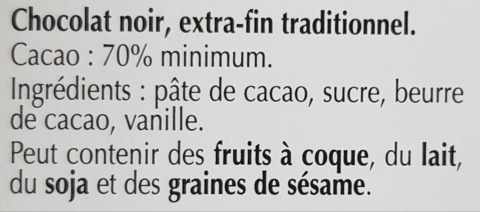 Lindt Chocolat Excellence Noir Intense 70% packshot