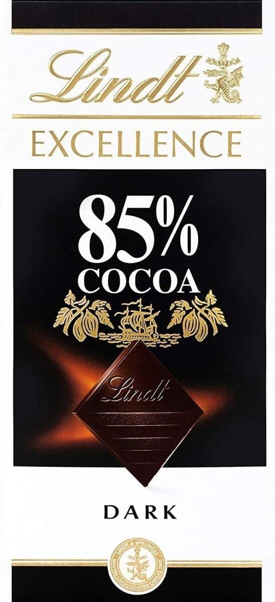 Lindt Excellence 85% packshot