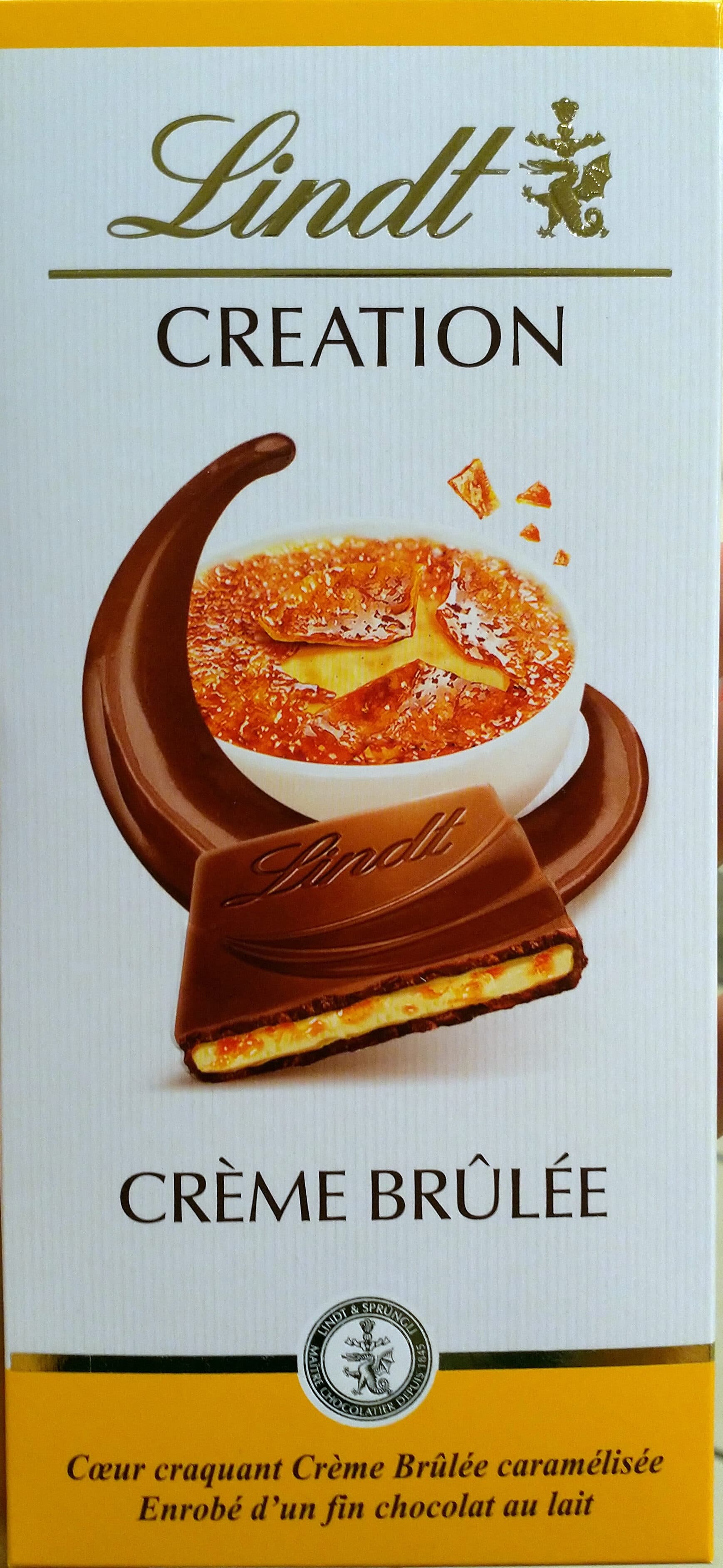 Lindt Création Crème Brûlée packshot