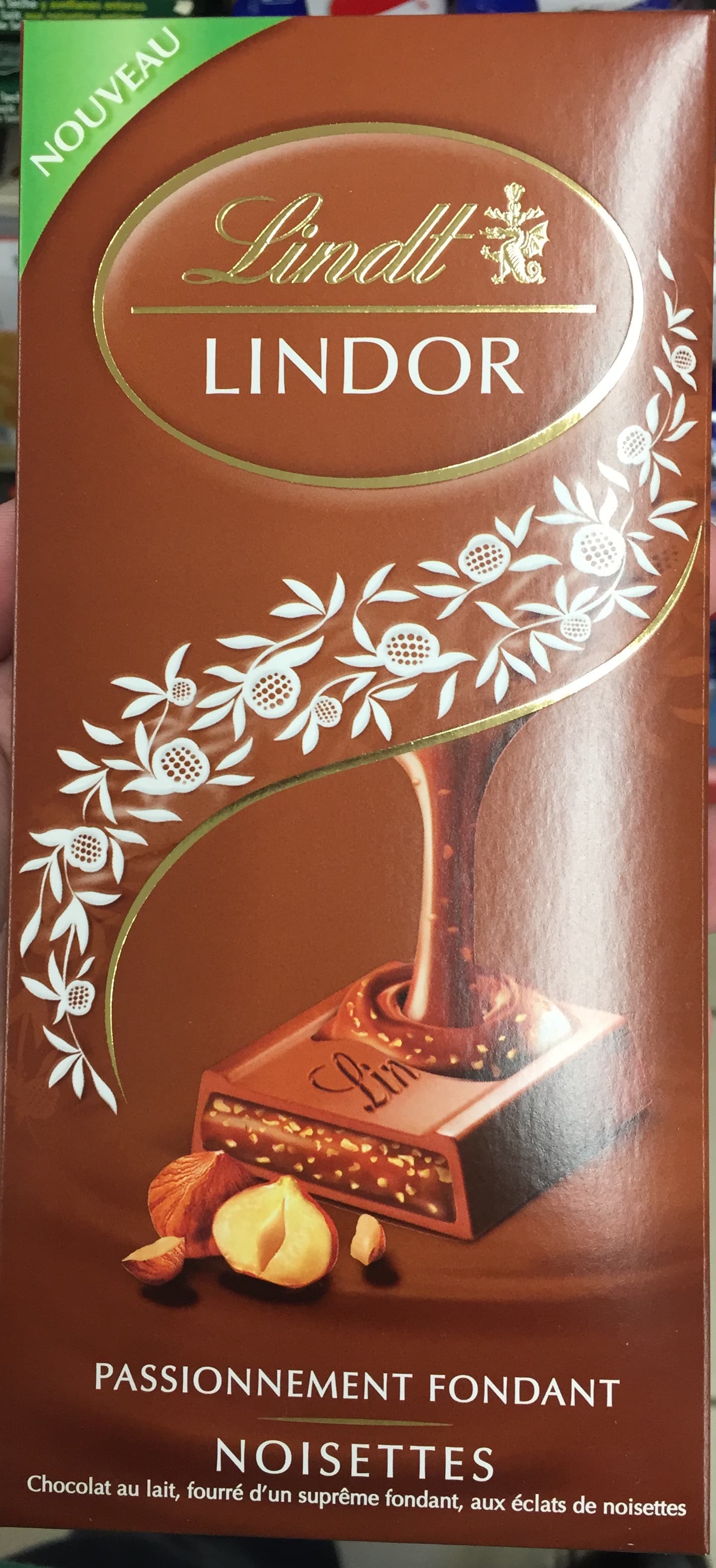 Lindt Lindor Noisettes packshot