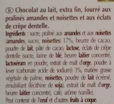Lindt Création - Praliné Feuilleté aux éclats de crêpe dentelle packshot