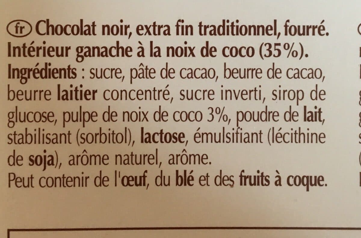 Lindt Lindt Création Noir Coco Frappée packshot