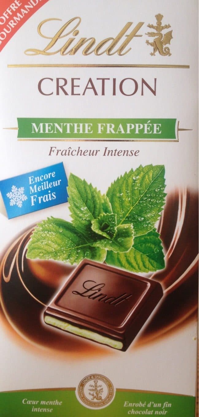Lindt Creation Menthe Frappée packshot